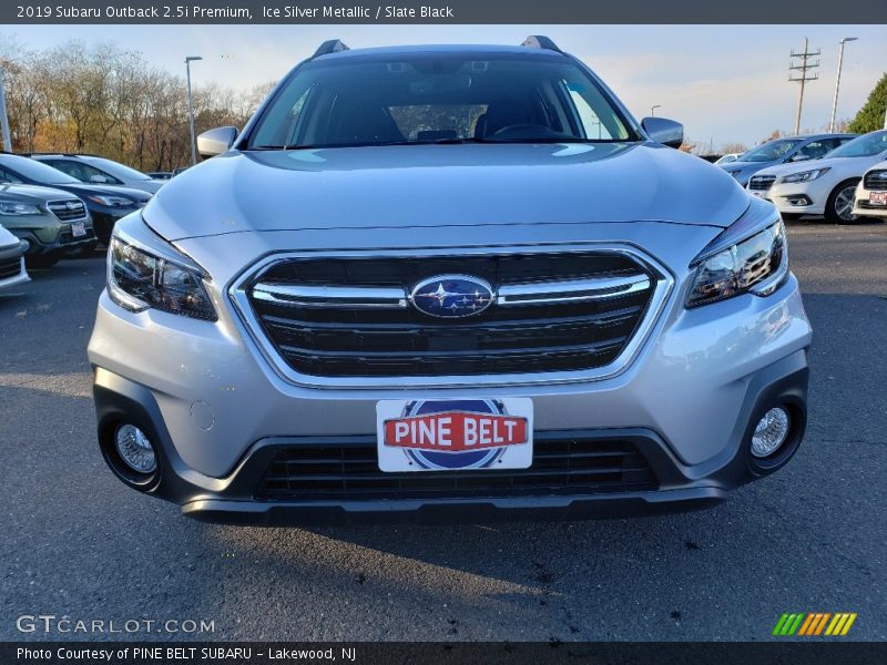 Ice Silver Metallic / Slate Black 2019 Subaru Outback 2.5i Premium