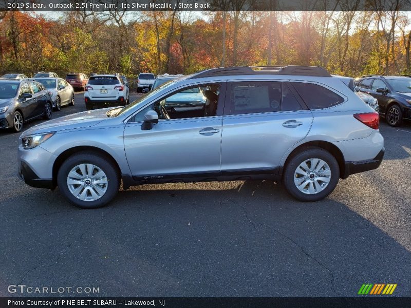 Ice Silver Metallic / Slate Black 2019 Subaru Outback 2.5i Premium