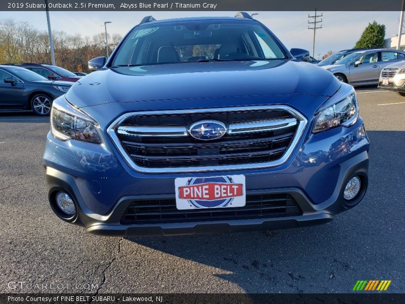 Abyss Blue Pearl / Titanium Gray 2019 Subaru Outback 2.5i Premium
