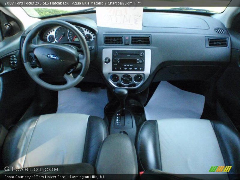 Aqua Blue Metallic / Charcoal/Light Flint 2007 Ford Focus ZX5 SES Hatchback