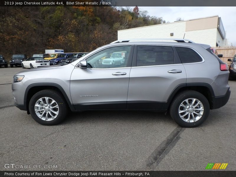 Billet Silver Metallic / Black 2019 Jeep Cherokee Latitude 4x4
