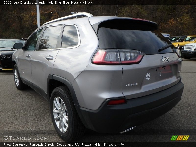 Billet Silver Metallic / Black 2019 Jeep Cherokee Latitude 4x4