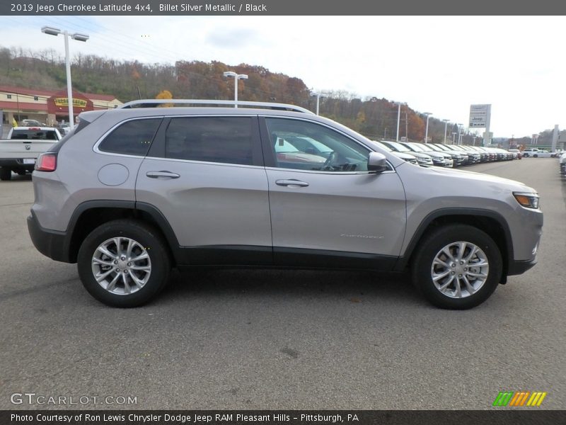Billet Silver Metallic / Black 2019 Jeep Cherokee Latitude 4x4