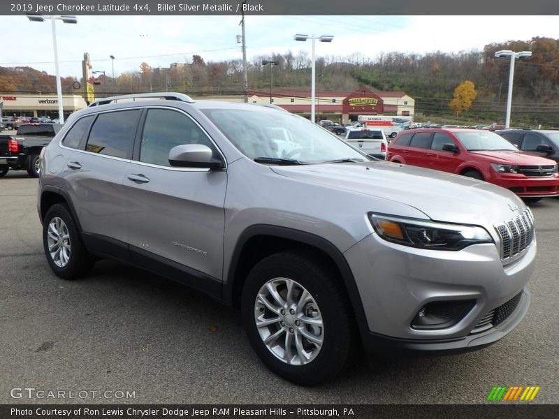 Billet Silver Metallic / Black 2019 Jeep Cherokee Latitude 4x4
