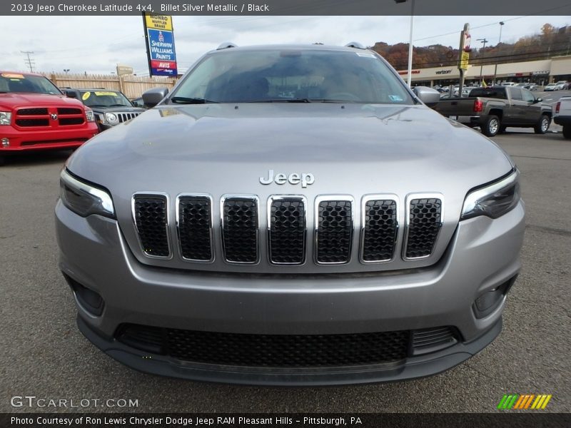 Billet Silver Metallic / Black 2019 Jeep Cherokee Latitude 4x4