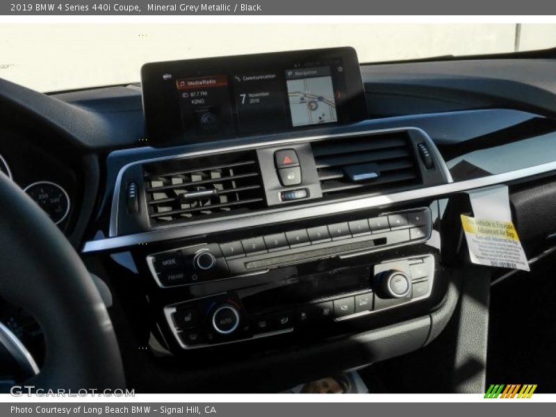 Mineral Grey Metallic / Black 2019 BMW 4 Series 440i Coupe