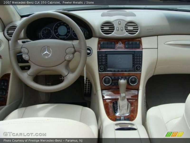 Pewter Metallic / Stone 2007 Mercedes-Benz CLK 350 Cabriolet