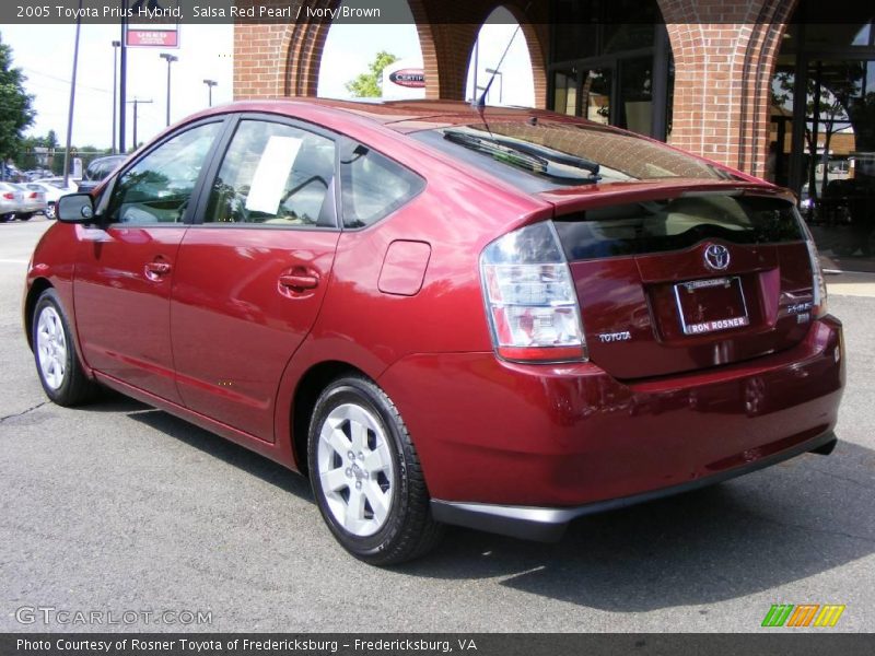 Salsa Red Pearl / Ivory/Brown 2005 Toyota Prius Hybrid