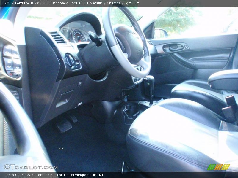 Aqua Blue Metallic / Charcoal/Light Flint 2007 Ford Focus ZX5 SES Hatchback