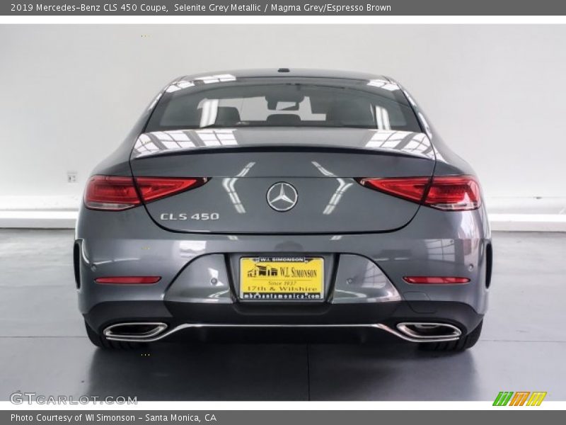 Selenite Grey Metallic / Magma Grey/Espresso Brown 2019 Mercedes-Benz CLS 450 Coupe