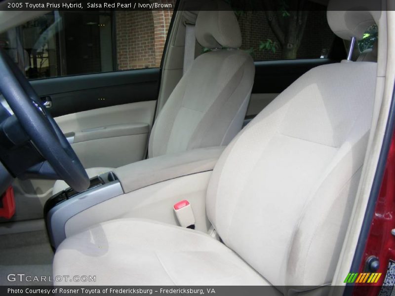 Salsa Red Pearl / Ivory/Brown 2005 Toyota Prius Hybrid