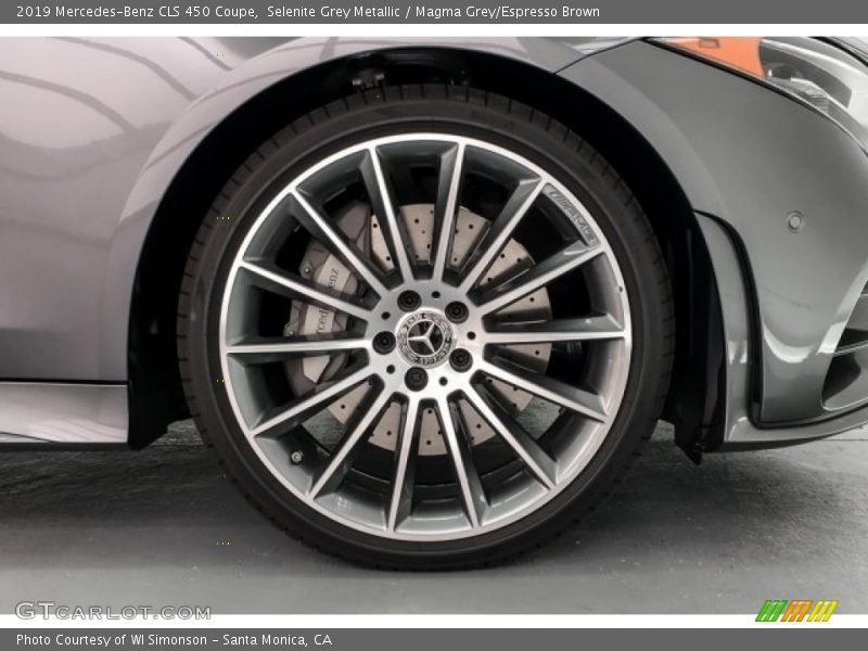 Selenite Grey Metallic / Magma Grey/Espresso Brown 2019 Mercedes-Benz CLS 450 Coupe