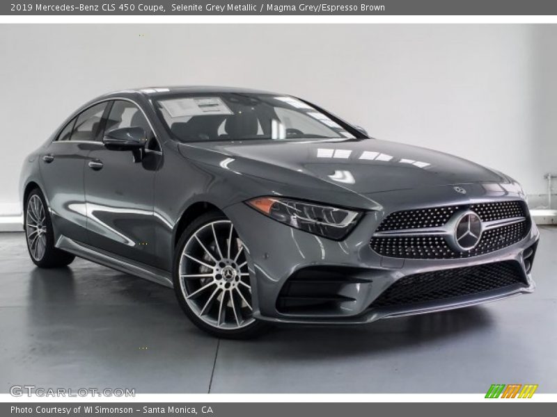 Selenite Grey Metallic / Magma Grey/Espresso Brown 2019 Mercedes-Benz CLS 450 Coupe
