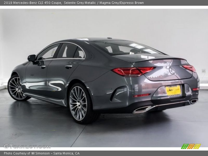 Selenite Grey Metallic / Magma Grey/Espresso Brown 2019 Mercedes-Benz CLS 450 Coupe