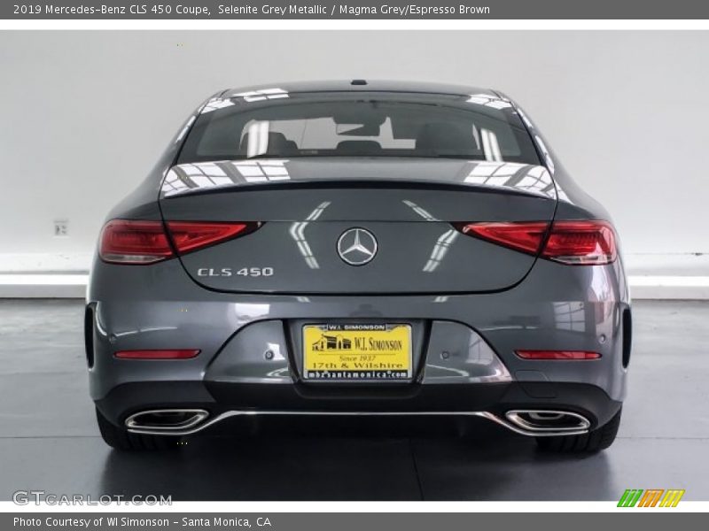 Selenite Grey Metallic / Magma Grey/Espresso Brown 2019 Mercedes-Benz CLS 450 Coupe