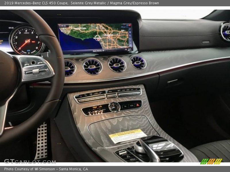 Selenite Grey Metallic / Magma Grey/Espresso Brown 2019 Mercedes-Benz CLS 450 Coupe
