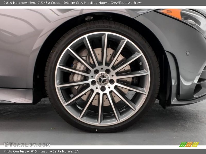 Selenite Grey Metallic / Magma Grey/Espresso Brown 2019 Mercedes-Benz CLS 450 Coupe