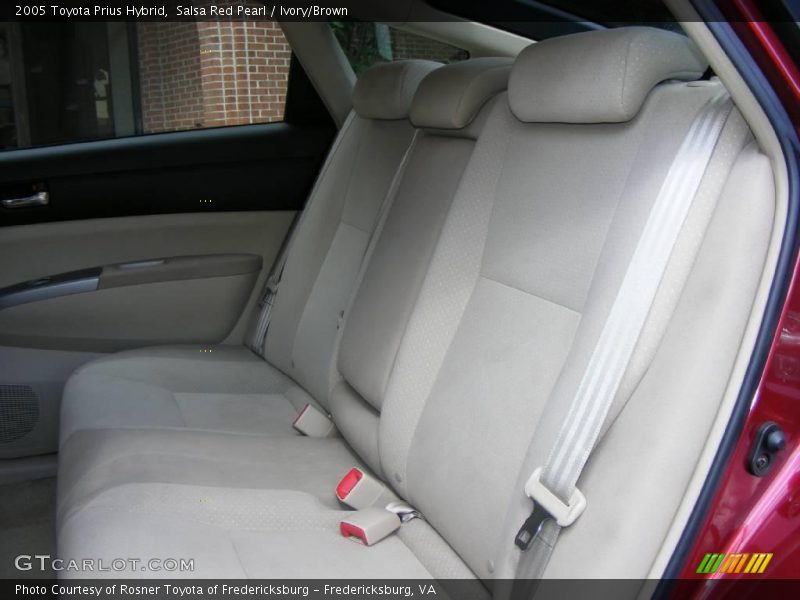 Salsa Red Pearl / Ivory/Brown 2005 Toyota Prius Hybrid