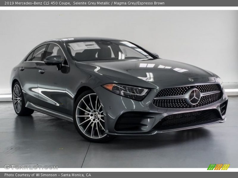 Selenite Grey Metallic / Magma Grey/Espresso Brown 2019 Mercedes-Benz CLS 450 Coupe