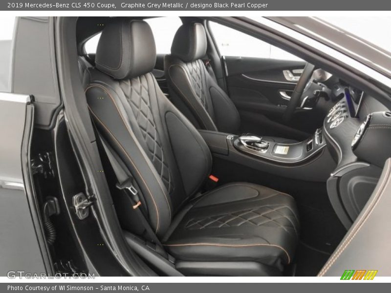  2019 CLS 450 Coupe designo Black Pearl Copper Interior