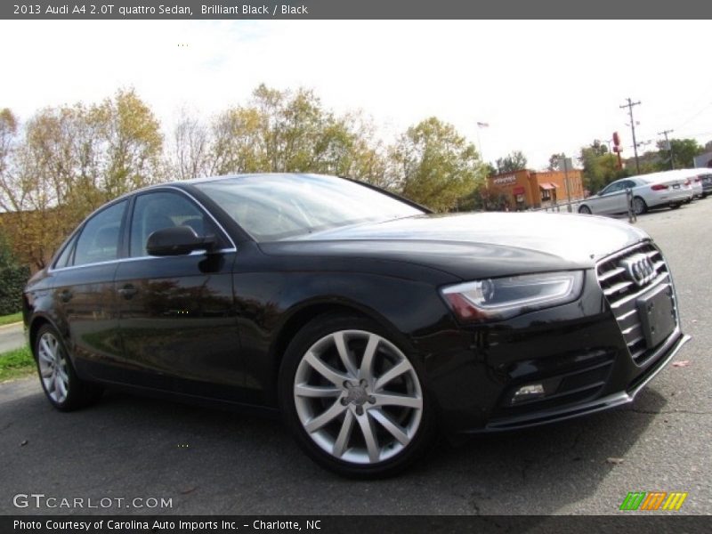 Brilliant Black / Black 2013 Audi A4 2.0T quattro Sedan