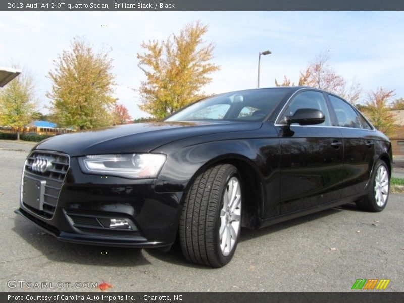 Brilliant Black / Black 2013 Audi A4 2.0T quattro Sedan