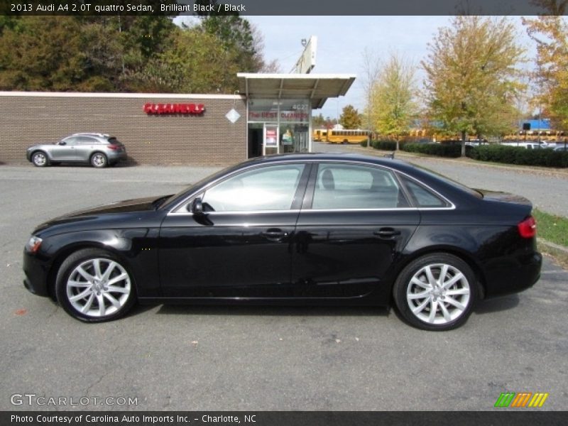 Brilliant Black / Black 2013 Audi A4 2.0T quattro Sedan
