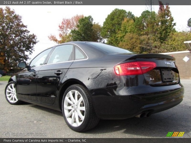 Brilliant Black / Black 2013 Audi A4 2.0T quattro Sedan