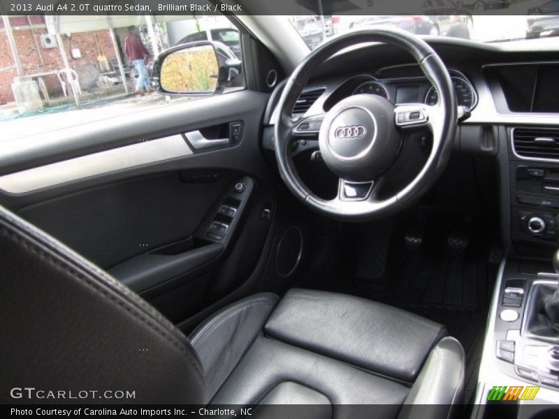 Brilliant Black / Black 2013 Audi A4 2.0T quattro Sedan
