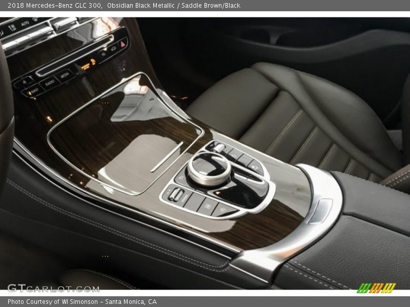 Obsidian Black Metallic / Saddle Brown/Black 2018 Mercedes-Benz GLC 300