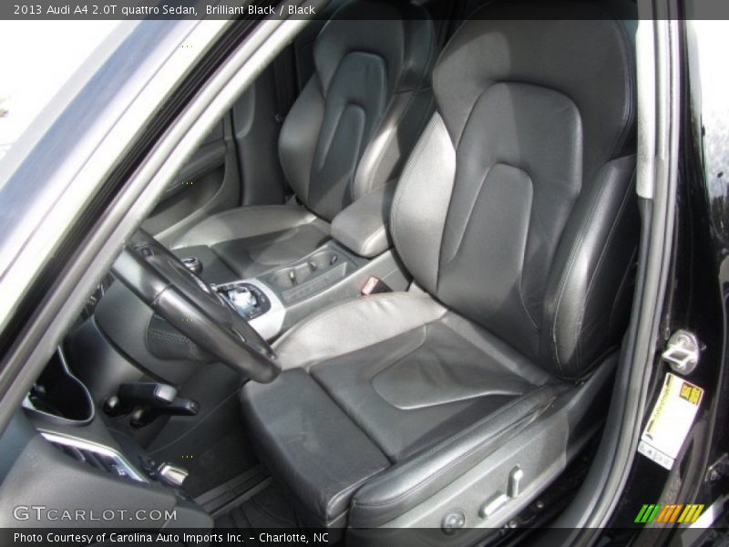 Brilliant Black / Black 2013 Audi A4 2.0T quattro Sedan