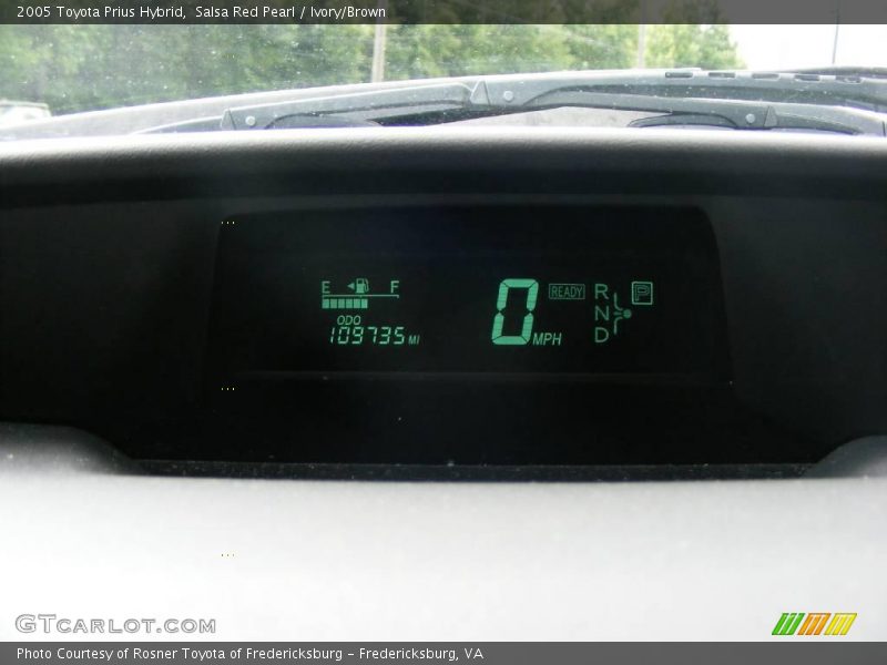 Salsa Red Pearl / Ivory/Brown 2005 Toyota Prius Hybrid