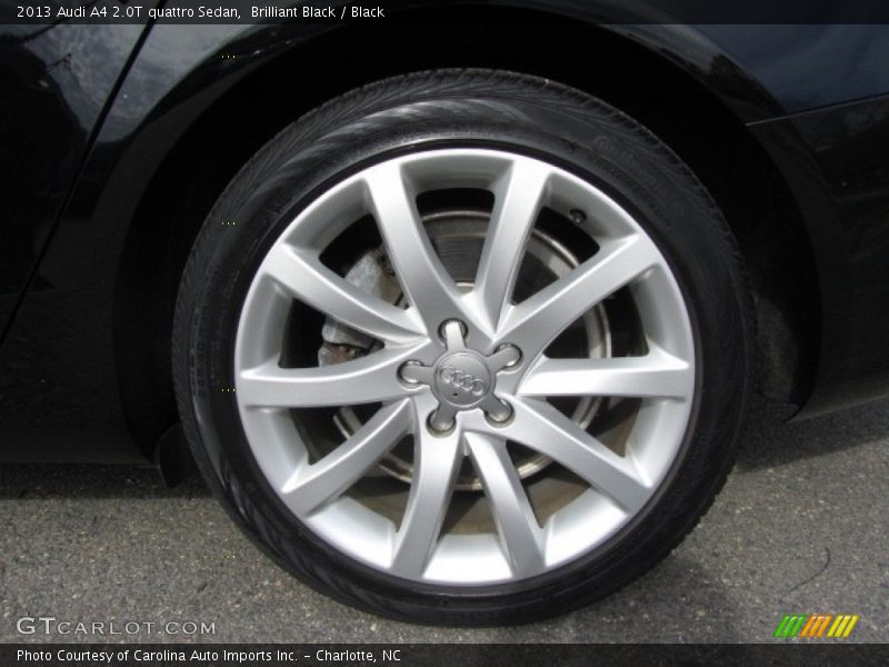 Brilliant Black / Black 2013 Audi A4 2.0T quattro Sedan