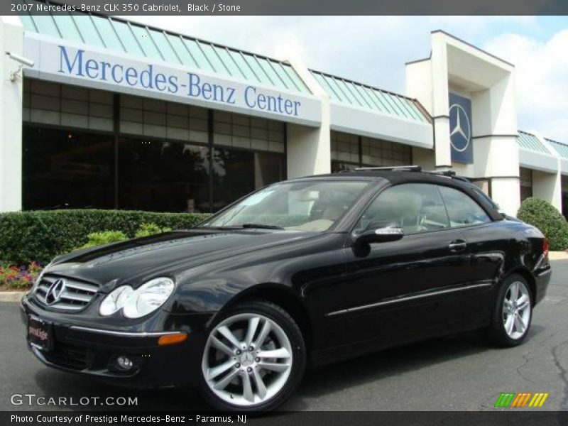 Black / Stone 2007 Mercedes-Benz CLK 350 Cabriolet