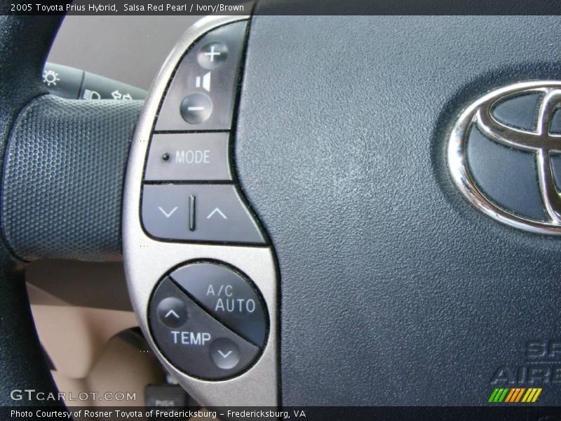 Salsa Red Pearl / Ivory/Brown 2005 Toyota Prius Hybrid
