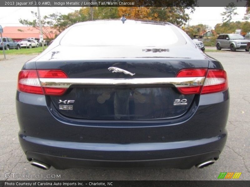 Indigo Metallic / London Tan/Warm Charcoal 2013 Jaguar XF 3.0 AWD