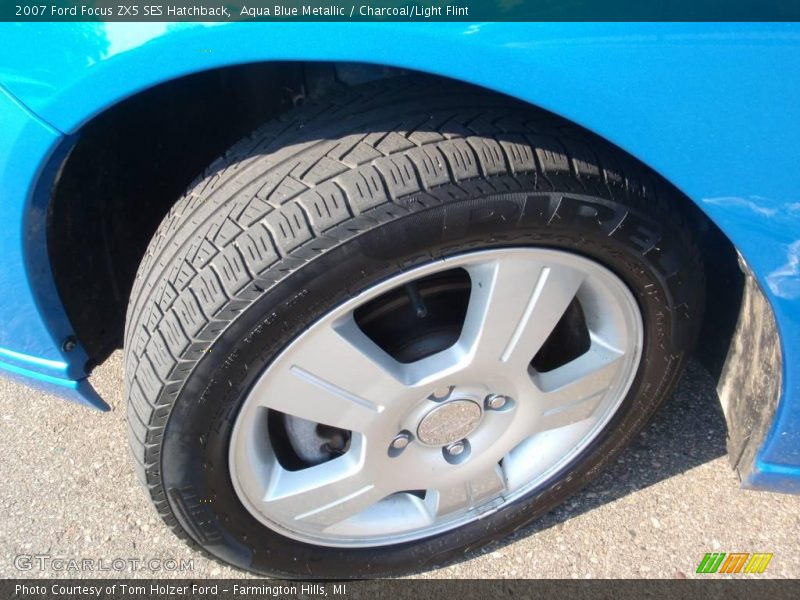 Aqua Blue Metallic / Charcoal/Light Flint 2007 Ford Focus ZX5 SES Hatchback