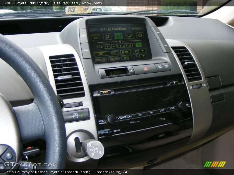 Salsa Red Pearl / Ivory/Brown 2005 Toyota Prius Hybrid