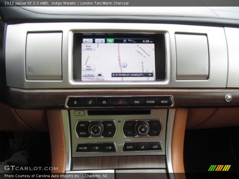 Indigo Metallic / London Tan/Warm Charcoal 2013 Jaguar XF 3.0 AWD