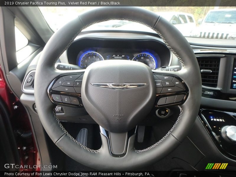 Velvet Red Pearl / Black/Black 2019 Chrysler Pacifica Touring Plus