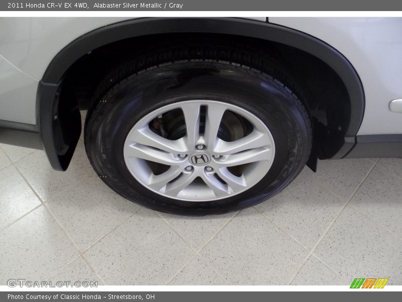 Alabaster Silver Metallic / Gray 2011 Honda CR-V EX 4WD