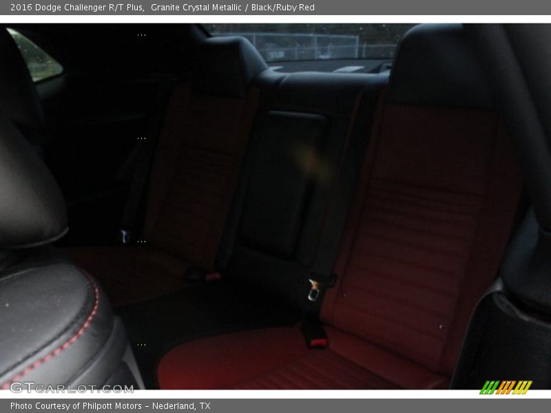 Granite Crystal Metallic / Black/Ruby Red 2016 Dodge Challenger R/T Plus