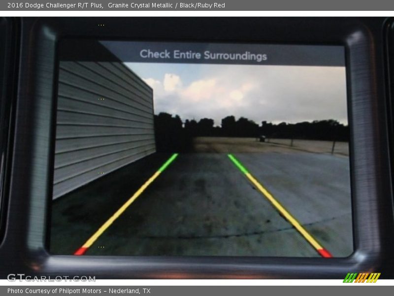 Granite Crystal Metallic / Black/Ruby Red 2016 Dodge Challenger R/T Plus