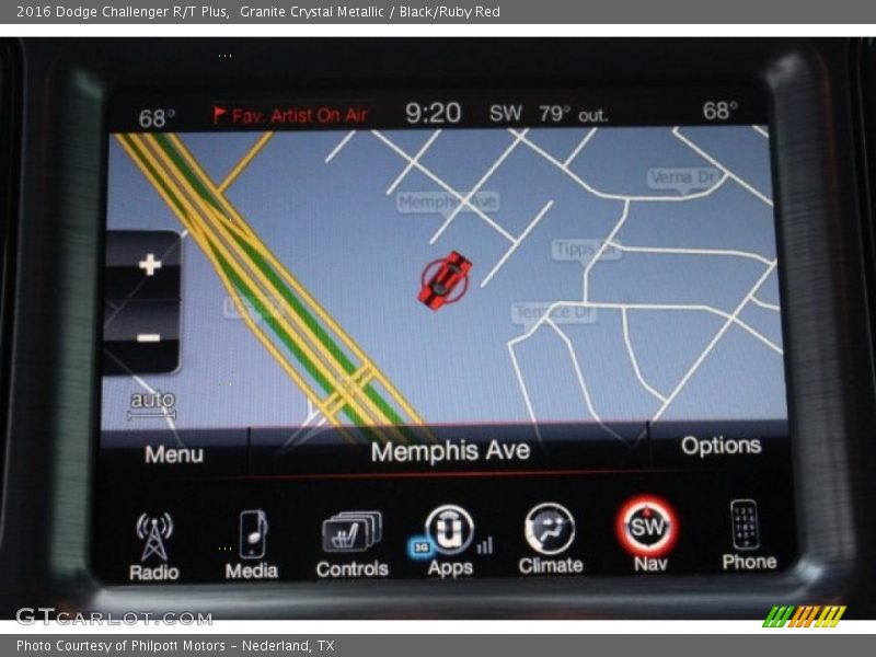 Granite Crystal Metallic / Black/Ruby Red 2016 Dodge Challenger R/T Plus