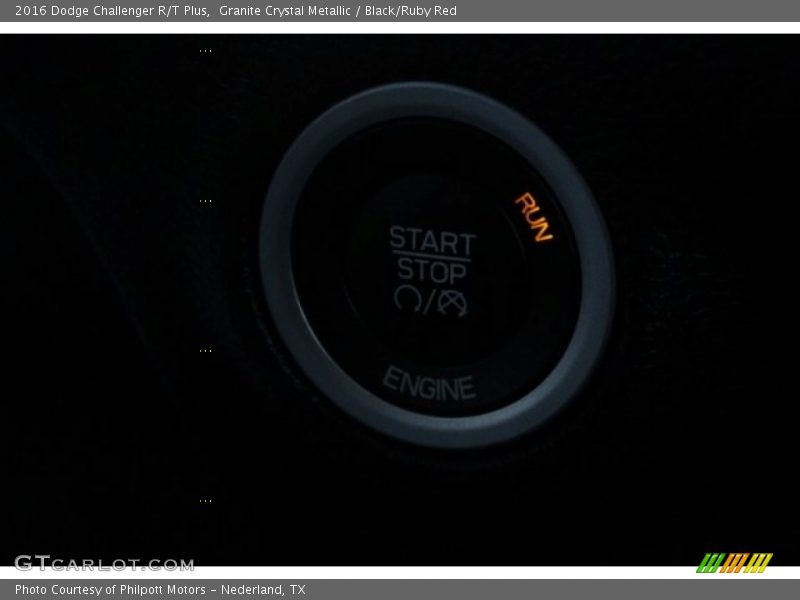 Granite Crystal Metallic / Black/Ruby Red 2016 Dodge Challenger R/T Plus