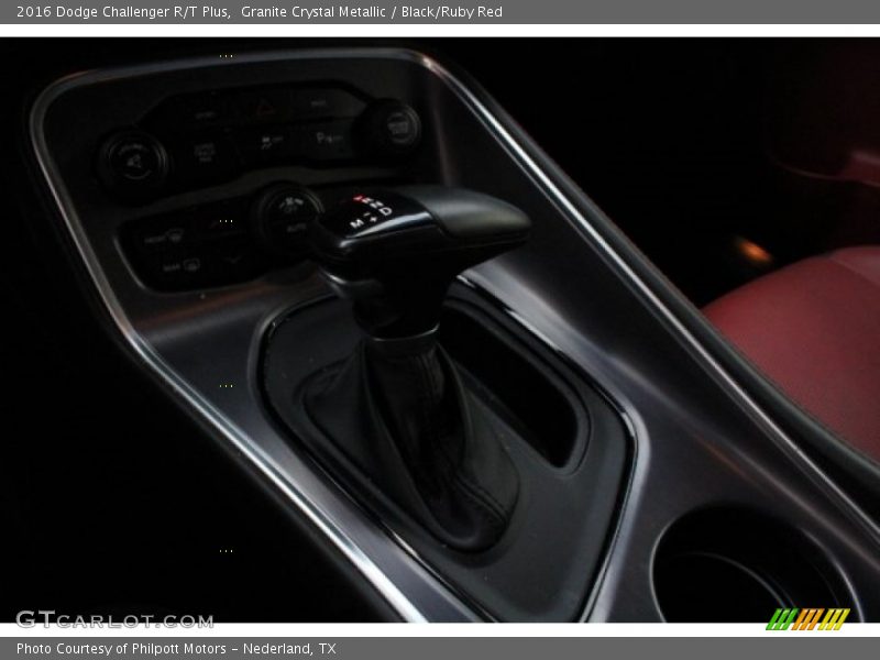 Granite Crystal Metallic / Black/Ruby Red 2016 Dodge Challenger R/T Plus