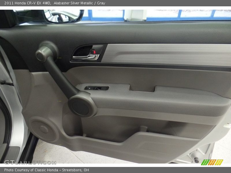 Alabaster Silver Metallic / Gray 2011 Honda CR-V EX 4WD