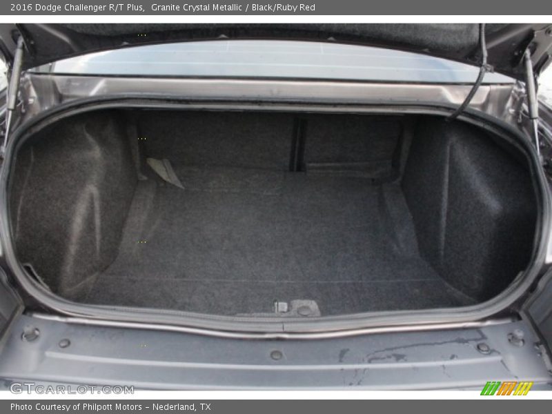 Granite Crystal Metallic / Black/Ruby Red 2016 Dodge Challenger R/T Plus
