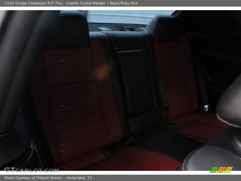Granite Crystal Metallic / Black/Ruby Red 2016 Dodge Challenger R/T Plus