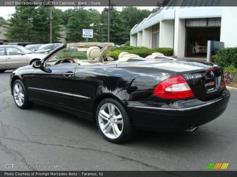 Black / Stone 2007 Mercedes-Benz CLK 350 Cabriolet